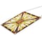 Vevor Stained Glass Tiffany Style Hanging Window Panel with Chain 20 x 21 Inches NC-SG05 - alternate 1