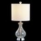 Jonathan Y Playa 21" Metal/Crackled Glass LED Table Lamp, Chrome JYL4035A - alternate 7
