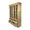 Homeroots 66in Natural Solid Wood Frame China Cabinet With Four Drawers 488871 - alternate 4