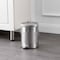 Happimess Theo Retro 8-Gallon Step Trash Can with Soft-Close Lid and FREE Mini Trash Can, Platinum Silver HPM1018E - alternate 6