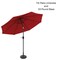 Pure Garden 10-Foot Outdoor Tilting Patio Umbrella and Base, Red 50-100-RB - alternate 1