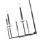 Z-Lite Gaultier Matte Black+Modern Gold 10 Light Chandelier 6100-10MB - alternate 5