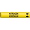 Brady NITROGEN Pipe Marker, 2in H x 2in W, Fits Pipes 2.5in Dia. Thru 3.875in Dia. 4098-C - alternate 1