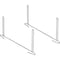 Buyers Products Anti-Sail Brackets, 24IN Wide Short, PR B2418ASBCPKGD - alternate 1