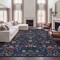 Jonathan Y Primrose Art Nouveau Floral Border Non-Slip Machine-Washable Green/Pink 4 ft. x 6 ft. Area Rug BTF100B-4 - alternate 6