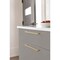 Amerock Bronx 10-1/16 in 256 mm Center-to-Center Golden Champagne Cabinet Pull BP36560BBZ - alternate 4