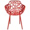 Leisuremod Modern Devon Aluminum Armchair, Red DCA23R - alternate 5