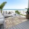 Homeroots 10' X 14' Lavender Gold And Beige Abstract Washable Indoor Outdoor Area Rug 597985 - alternate 7
