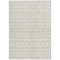 Homeroots 5' X 8' Ivory And Beige Geometric Washable Indoor Outdoor Area Rug 613778 - alternate 7
