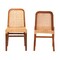 Baxton Studio Caspia MidCentury Modern Walnut Brown Mahogany Wood and Natural Rattan 2Piece Dining Chair Set 211-2PC-12760-ZORO - alternate 7