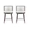 Manhattan Comfort Evalyn Counter Stool  in White - Set of 2 2-CS021-WH - alternate 6