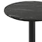 Flash Furniture Commercial 24" Black Faux Marble HPL Tabletop with Black Table Height RD Base ST-RD24-BKMAR-TR18-GG - alternate 9