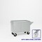 Pucel Mobile Tool Cabinet, 48 in W x 37 1/4 in H x 26 in D, Steel Plate Top, Black PTC-48S-SPT - alternate 1