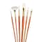 Princeton RealValue Brush Set, White Taklon Bristles, Long Handle Mixed Media Paintbrush, 6-Piece Set, 2PK PR9156 - alternate 2
