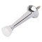 Prosource Heavy-Duty Rigid Door Stop, 1 in Dia Base, 3 in Projection, Die-Cast Zinc & Plastic, Chrome CL-208C-CH-PS - alternate 3