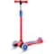 Dribbl 3-Wheel Kids Scooter, Lean-to-Steer, Adjustable Handlebar, Anti-Slip Deck, Red/Blue DBKS08 - alternate 1