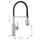 Blanco Empressa Semi-Pro 1.5 gpm, Chrome 442508 - alternate 5