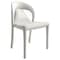 Leisuremod Solace Series Modern Dining Chair in White SC49W - alternate 1