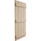 Ekena Millwork Rustic Four Board Joined Board-n-Batten Rough Sawn Faux Wood Shutters, 22W x 90H, PR SHUBJS22X90RSPR - alternate 18