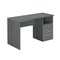 Homeroots 51" Gray Wood Computer Desk With Three Drawers 723757 - alternate 6