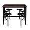 Regency Endure Standing Height Collaborative Table & Chair Set with 4 Pull-Out Stools, Walnut Top 9004-WLT-DVN - alternate 9