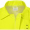 Ironwear 49" Poly/PU Hi Vis Raincoat with Zipper and Tuckaway Hood, Lime, Large 9520-L-LG - alternate 4