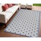 Homeroots 4' X 6' Blue And Gray Geometric Indoor Outdoor Area Rug 546855 - alternate 8