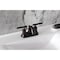 Kingston Brass Double-Handle 4" Centerset Bathroom Faucet with Pop-Up Drain, Oil Rubbed Bronze FB5615CML - alternate 6