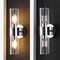 Jonathan Y Quinn 15.5" 2-Light Mid-Century Modern Iron/Acrylic LED Sconce, Chrome/Clear JYL9913B - alternate 8