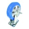 Vestil Polyurethane Precision Ball Bearing Swivel With Brake Caster 8 In. x 2 In. 881 lb Blue/Gray CST-PB-8X2PUA-SWB - alternate 5