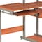 Homeroots 38" Oak Wood and Stainless Steel Computer Desk 723735 - alternate 7