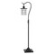 Homeroots 60" Antiqued Bronze Lantern Style Floor Lamp With Glass and Metal Shade 526265 - alternate 4