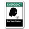 Signmission 10 in Height, Plastic, 10" x 7", ANSI-710ES Eye Wash Station ANSI-710ES Eye Wash Station - alternate 1