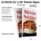 Signmission Bbq Pulled Pork Sliders, Plastic Signs Only 24 Inch x 36 Inch, Corrugated Plastic, 2PK CSB-2436-2PACK-Bbq Pulled Pork Sliders - alternate 2