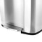 Elama 50 Liter/13 Gallon Rectangular Stainless Steel Step Trash Bin with Slow Close in Matte Silver EL-H8-50L2 - alternate 7