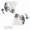 Progress Lighting Trinity 6.5-in 1-Light Brushed Nickel Transitional Vanity Light P3190-09 - alternate 8