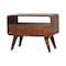 Homeroots 24in Brown Solid Wood Fireplace TV Stand 720014 - alternate 7