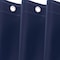 Homeroots 72" Navy Blue Vinyl Shower Curtain Liner 548974 - alternate 4
