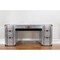 Homeroots 72" Silver Aluminum Executive Desk With Five Drawers 489182 - alternate 4