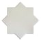 Apollo Tile Terralis 7 x 7 in. Glossy Pearl White Porcelain Star Wall and Floor Tile 6.46 sq ft/case, 16PK UMB88BIASTRA - alternate 1
