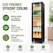 Yeego 16.93" Merchandiser Beverage Refrigerator in Black Commercial Cooler SC-180FC-ZO - alternate 9