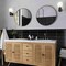 Apollo Tile Black 2x12 Eastern Black Marble Polished Chair Rail Tile Trim 1.67 sqft/case, 10PK APLMTX882PA - alternate 6