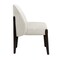Manhattan Comfort Oslo Chenille Wood Side Chair in Cream - Set of 2 DC1542-2 - alternate 5