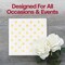 Smarty Had A Party White with Gold Dots Paper BeverageCocktail Napkins 600 Napkins, 600PK 3293-CASE - alternate 6