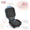 Dash Rise by 4'' Light Blue Mini Waffle Maker RMW001GBSK06 - alternate 5