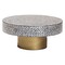 Bali & Pari Idra Coastal Black and White Mother of Pearl Capiz Shell Coffee Table 252-13983-ZORO - alternate 1