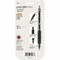 Uni-Ball Signo 207 Needle Point Gel Pen, Retractable, Medium 0.7 mm, Black Ink, Smoke/Black Barrel, 4PK 1738430 - alternate 7