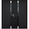 Vdomdoors Aluminum Double Doors Cynex 6777 Black Mirrored Clear Glass Modern Painted (W72xH96) Left hand Insw CYNEX6777DEXD-BLK-W72xH96-LH-I - alternate 5
