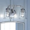 Vaxcel Toledo 2 Light Satin Nickel Industrial Jar Bathroom Vanity Fixture W0240 - alternate 1
