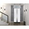 Vdomdoors Steel Door Deux 1744 Natural Oak Transom White Window Stainless Inserts Single Modern Painted-W36xH DEUX1744EXD-OAKW-W36xH80+16-LH-O - alternate 11